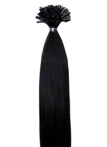 20 Inch Nail/ U-Tip Hair Extensions #1 Jet Black