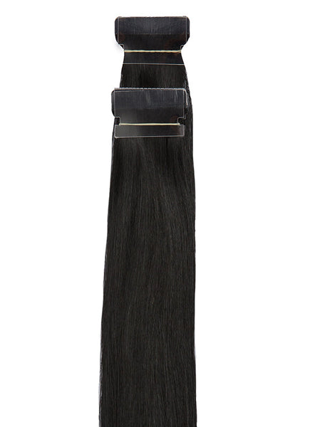 24 Inch Tape Hair Extensions #1 Jet Black