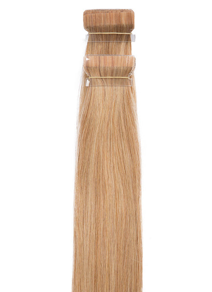 24 Inch Tape Hair Extensions #18 Golden Blonde